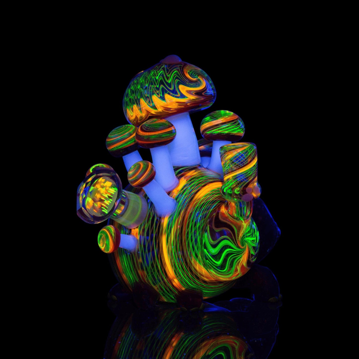 meticulously crafted design of the Collab Turtle Rig by Brandon Martin x Karma Glass (Rainbow Equinox 2022)