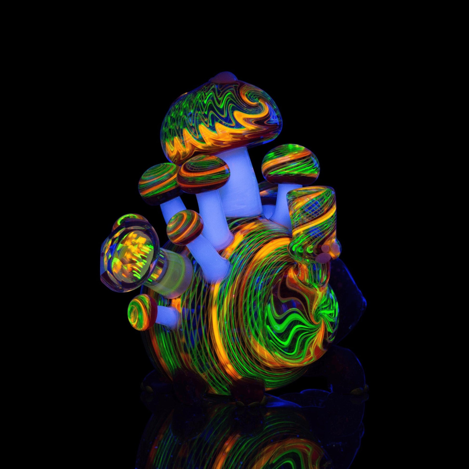 meticulously crafted design of the Collab Turtle Rig by Brandon Martin x Karma Glass (Rainbow Equinox 2022)