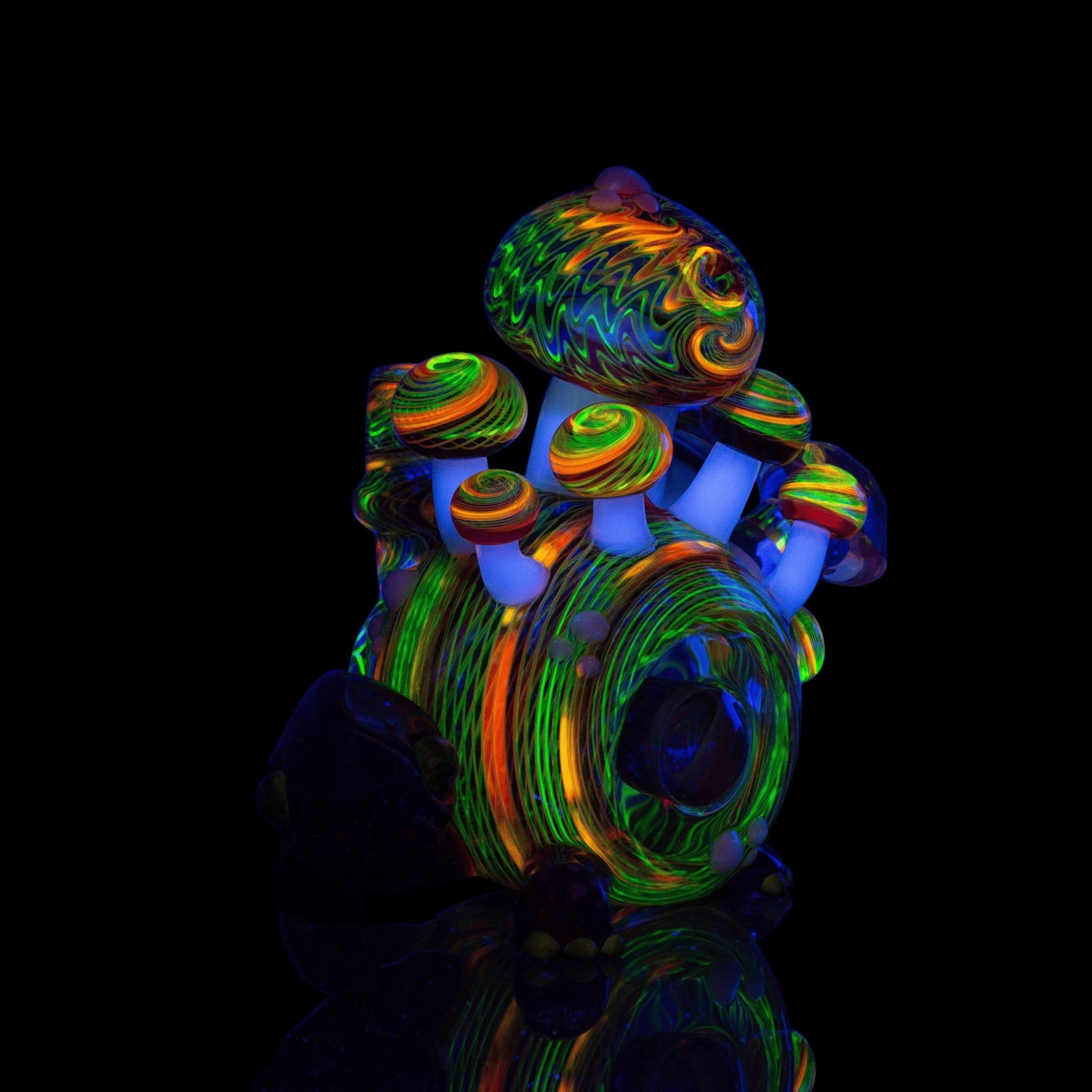 meticulously crafted design of the Collab Turtle Rig by Brandon Martin x Karma Glass (Rainbow Equinox 2022)