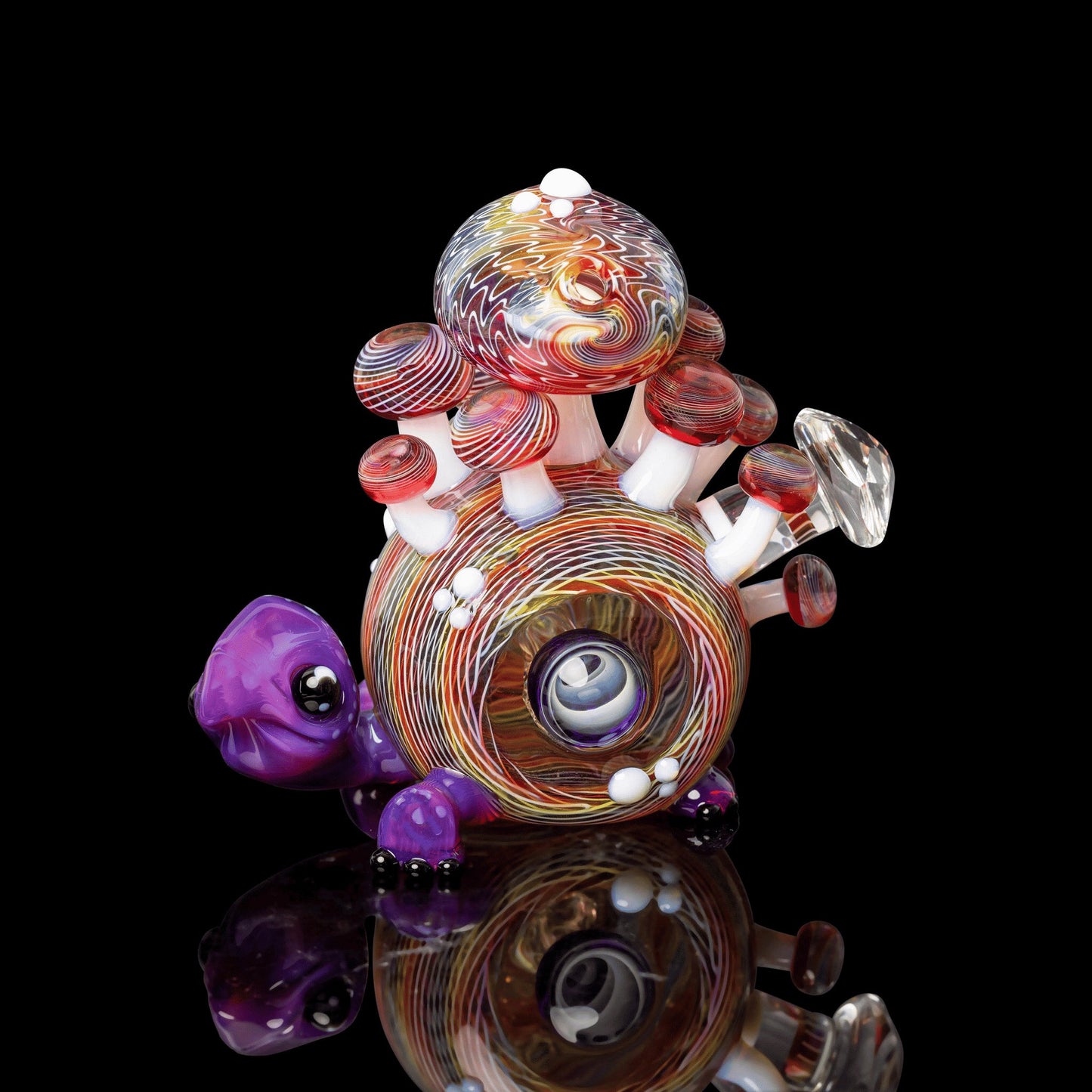 meticulously crafted design of the Collab Turtle Rig by Brandon Martin x Karma Glass (Rainbow Equinox 2022)