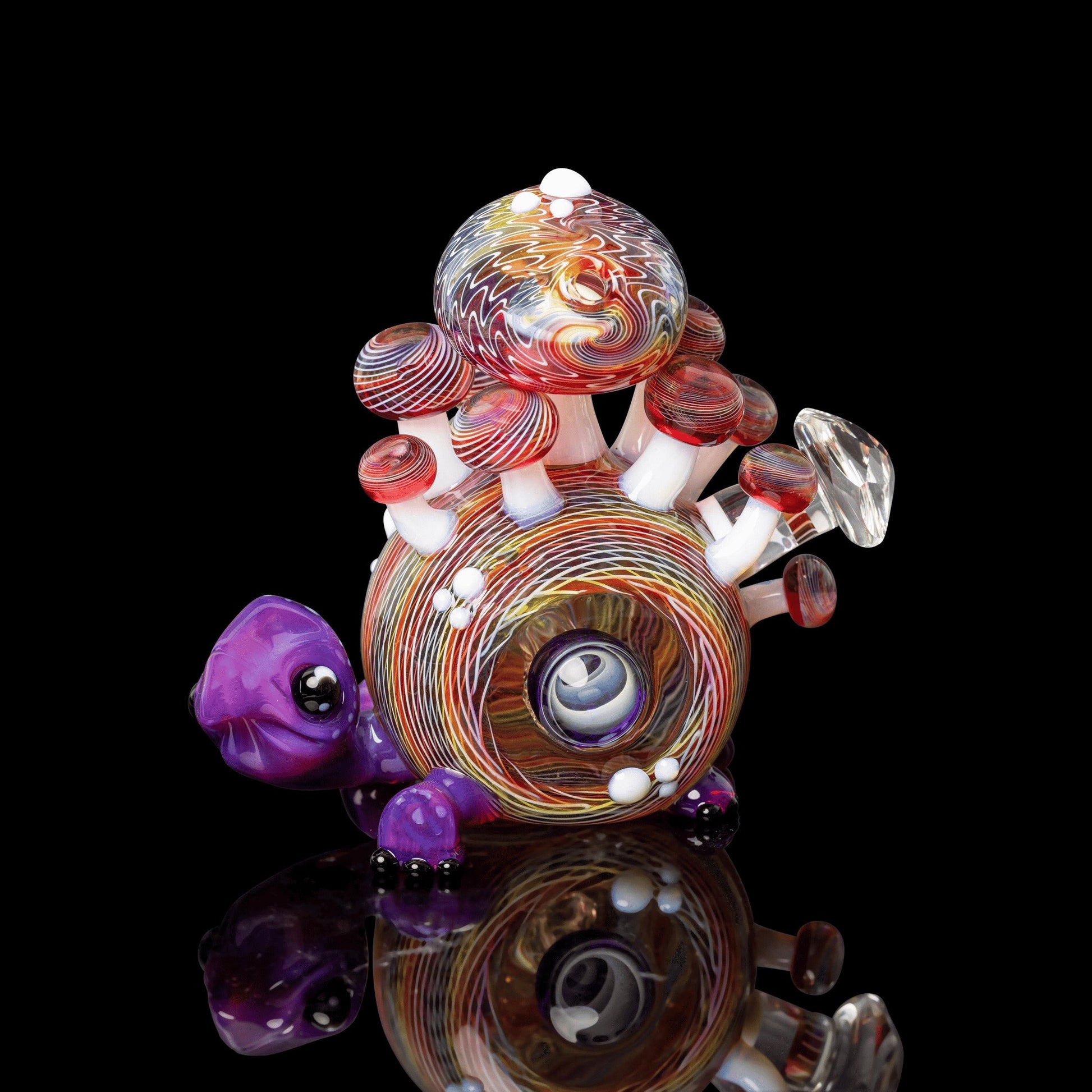 meticulously crafted design of the Collab Turtle Rig by Brandon Martin x Karma Glass (Rainbow Equinox 2022)