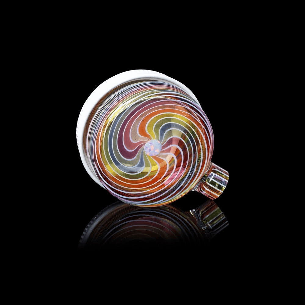 meticulously crafted art piece - Collab Baller Jar (E) by Baller Jar x Karma Glass (Rainbow Equinox 2022)