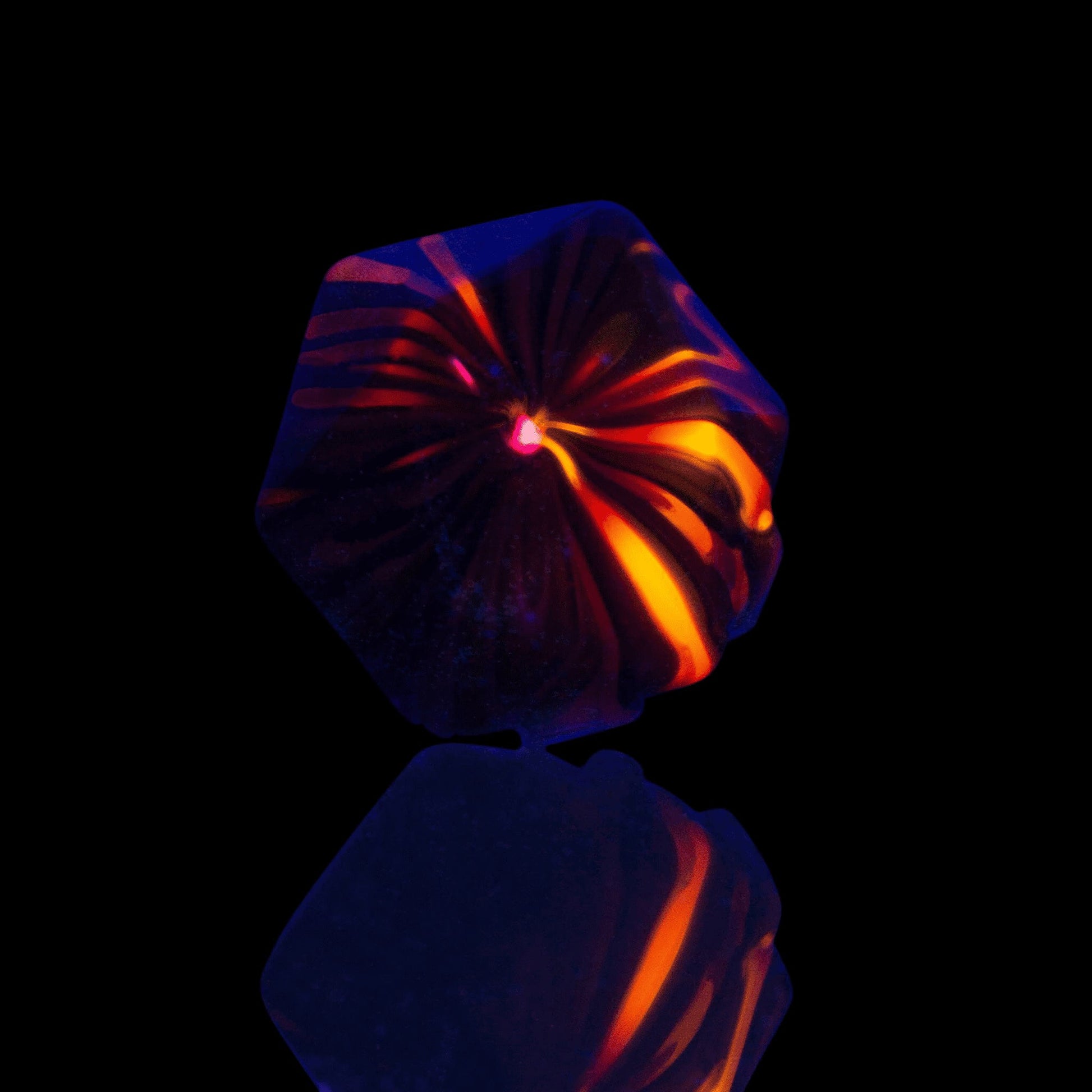 luxurious glass pendant - Geo Pendant (B) by Kuhns Glass x Trip A (Sweater Weather)