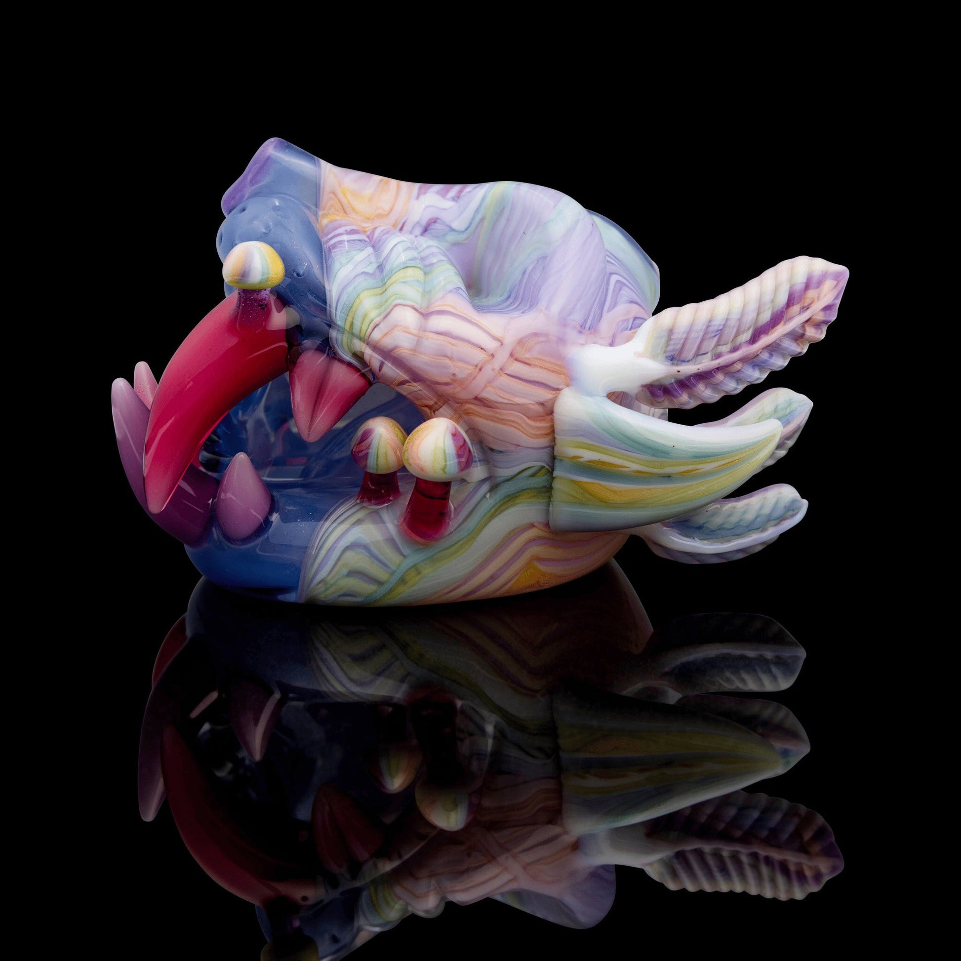 hand-blown art piece - Kandy Kush Jaguar by Pinky Brewtz x Trip A (Sweater Weather)