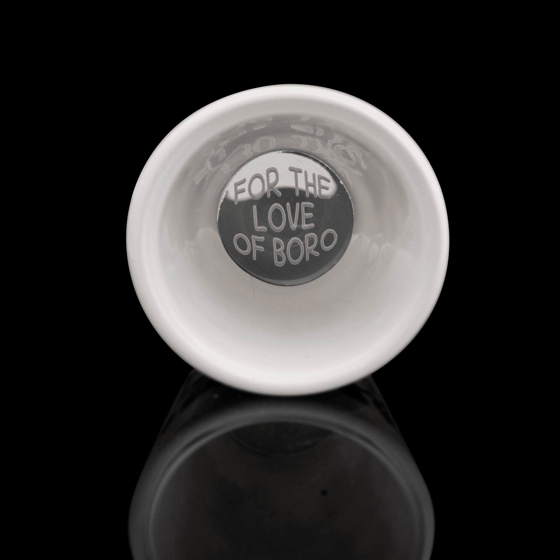 heady art piece - Chinoserie Shot Glass (B) by Kurt B (Coffee + Colada 2022)