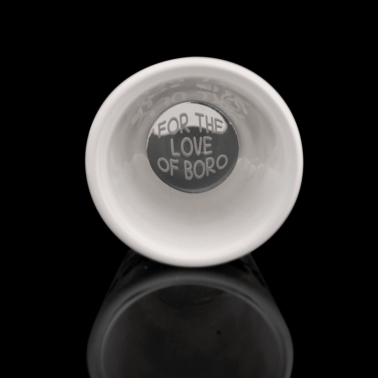 heady art piece - Chinoserie Shot Glass (C) by Kurt B (Coffee + Colada 2022)