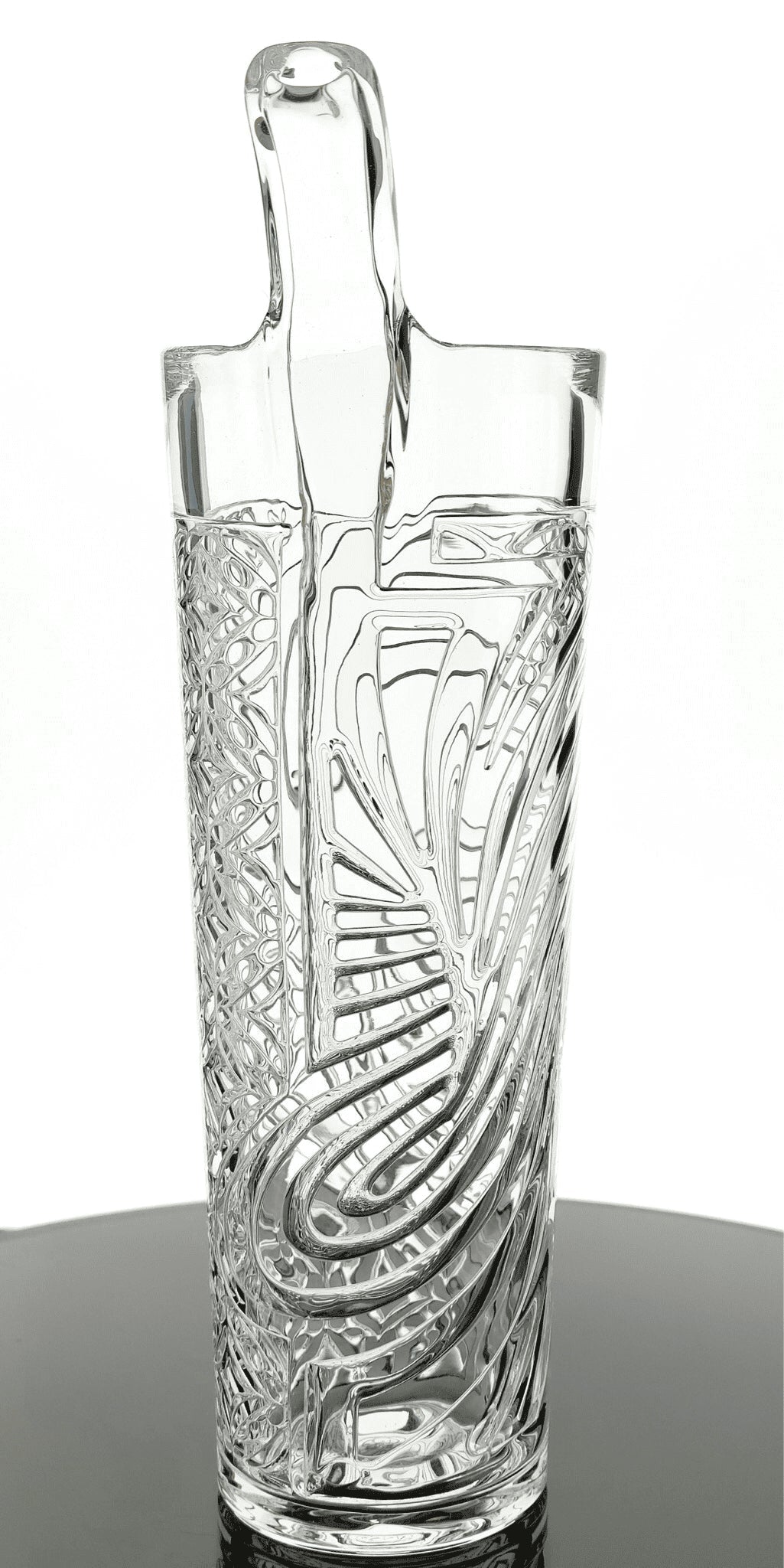 artisan-crafted art piece - Avant Swirl Clear Cup by Avant-Garde (SCOPE 2022)