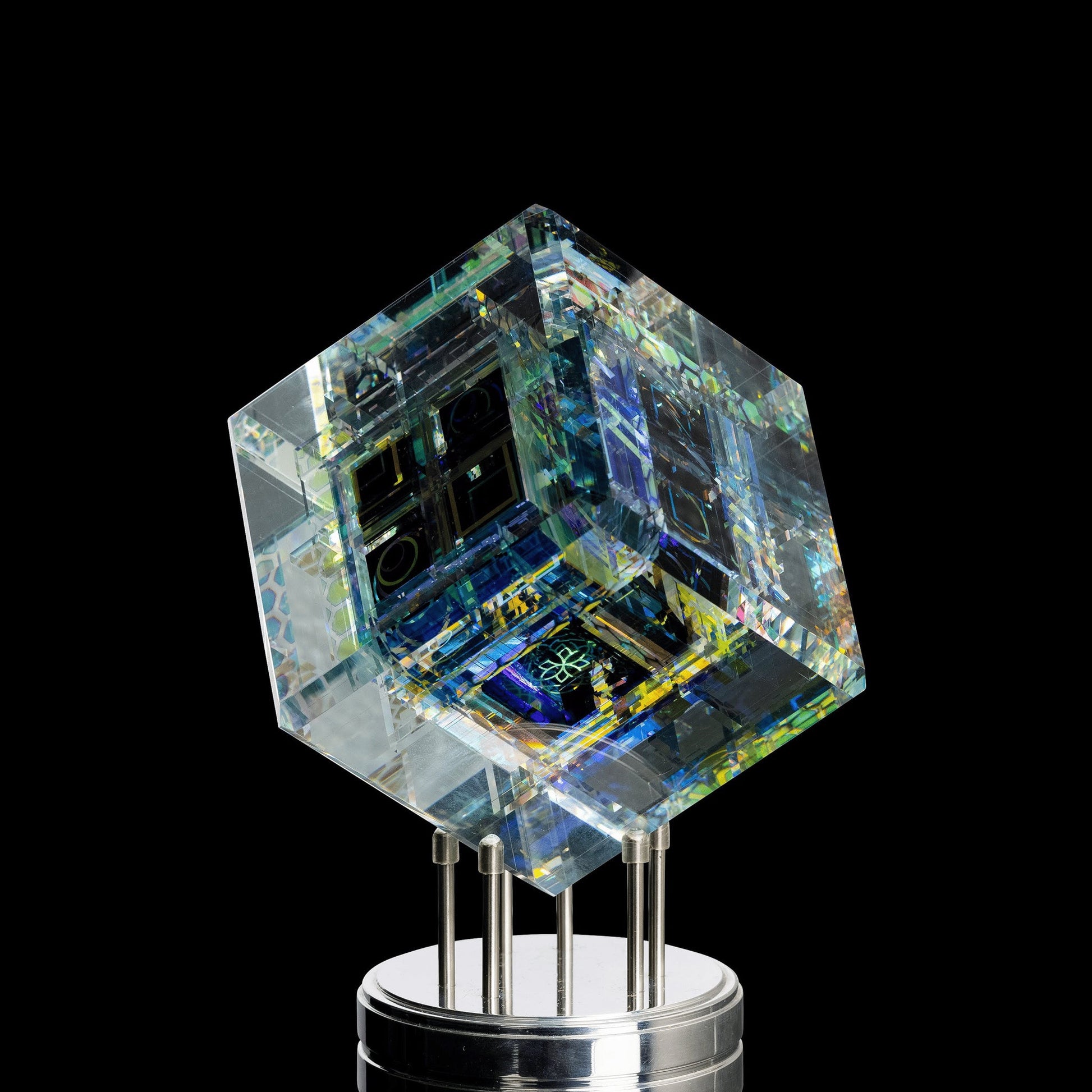 artisan-crafted art piece - Boombox Cube by Dan Barto (SCOPE 2022)