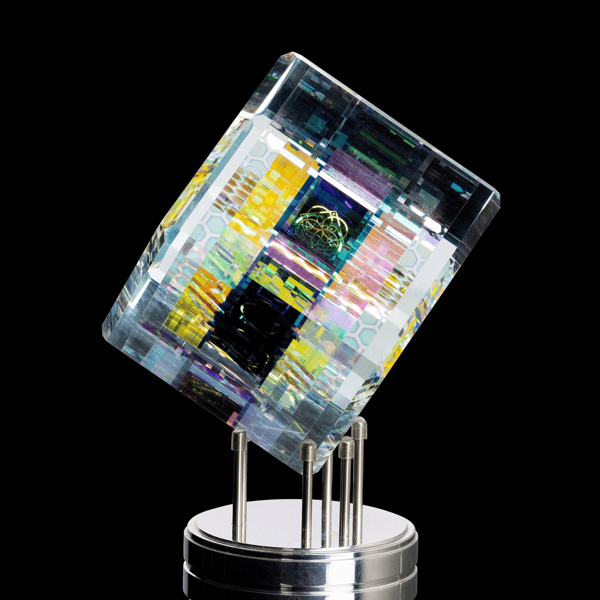 artisan-crafted art piece - Boombox Cube by Dan Barto (SCOPE 2022)