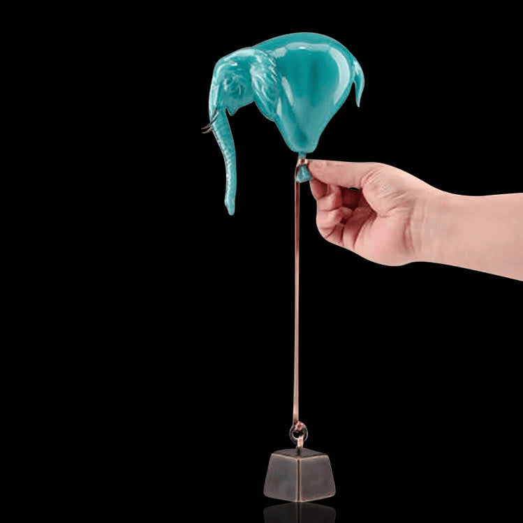 luxurious art piece - Lucky Elephant by Cha Glass (SCOPE 2022)