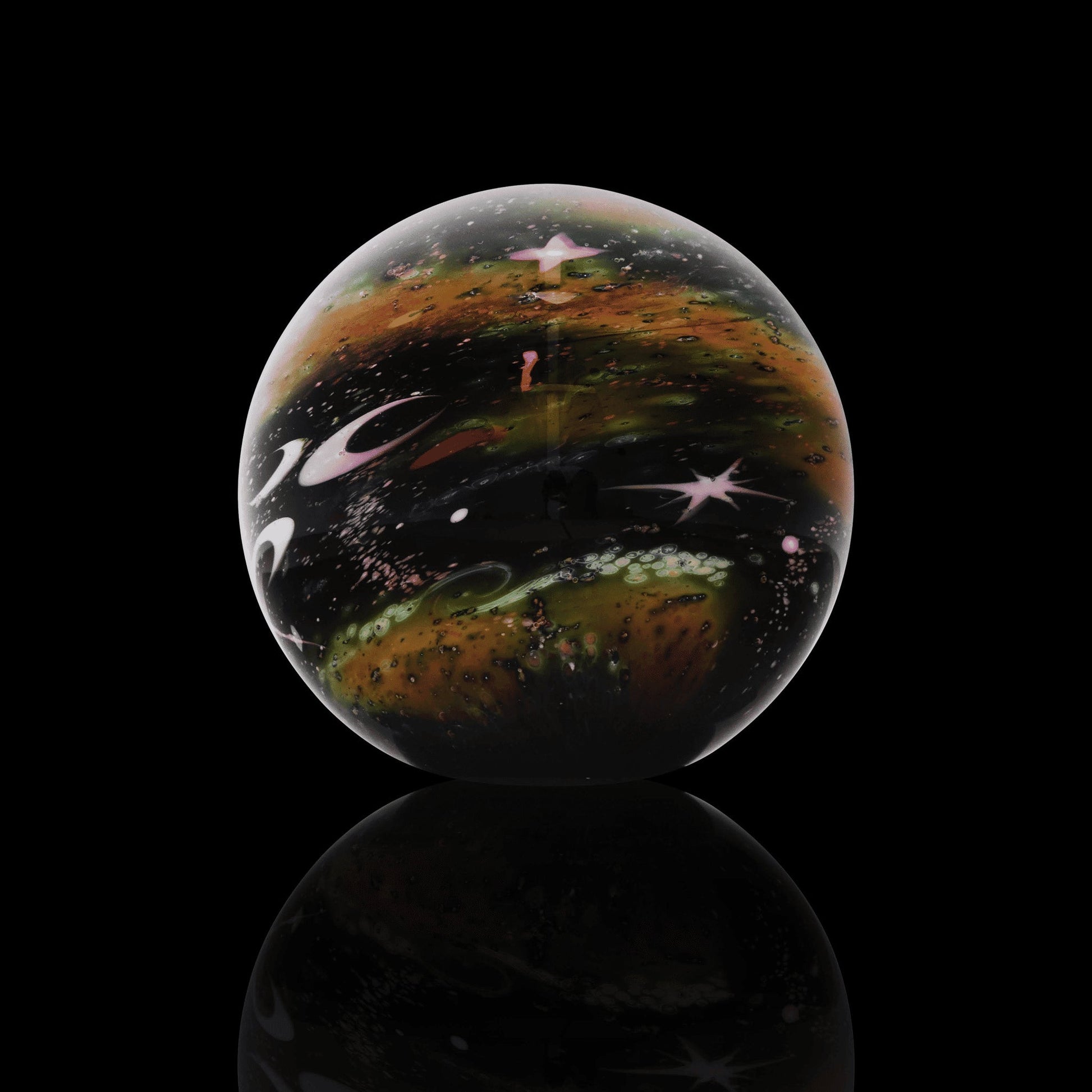 hand-blown art piece - Intergalactic Orb by Nathan (N8) Miers (SCOPE 2022)