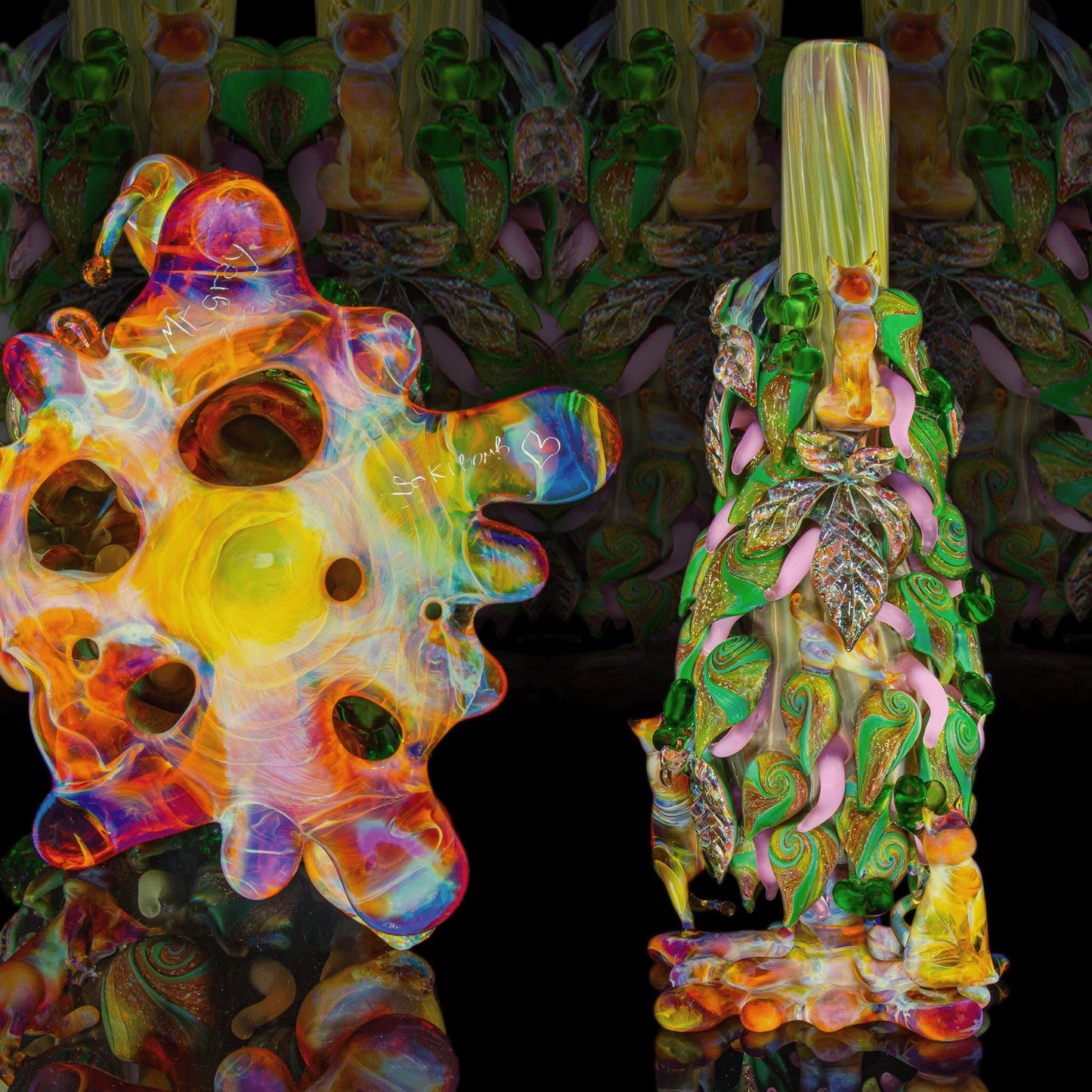 heady art piece - Cat Piss by Sakibomb x Mr Gray (SCOPE 2022)