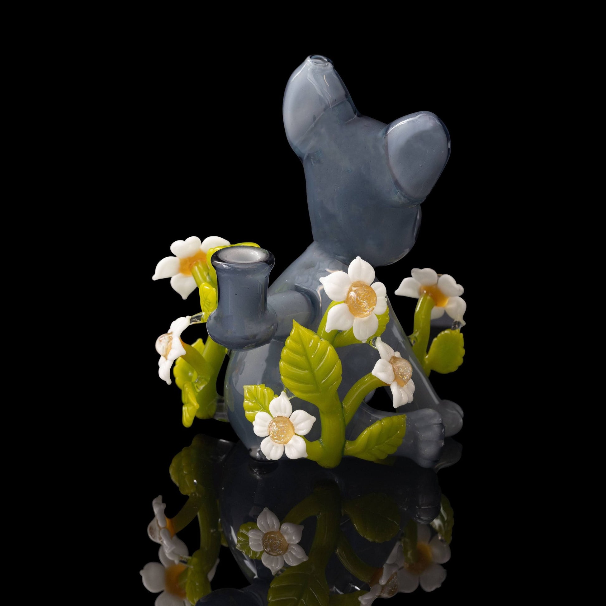 artisan-crafted design of the Collab Frenchie Rig by Mars Glassworks x Swanny