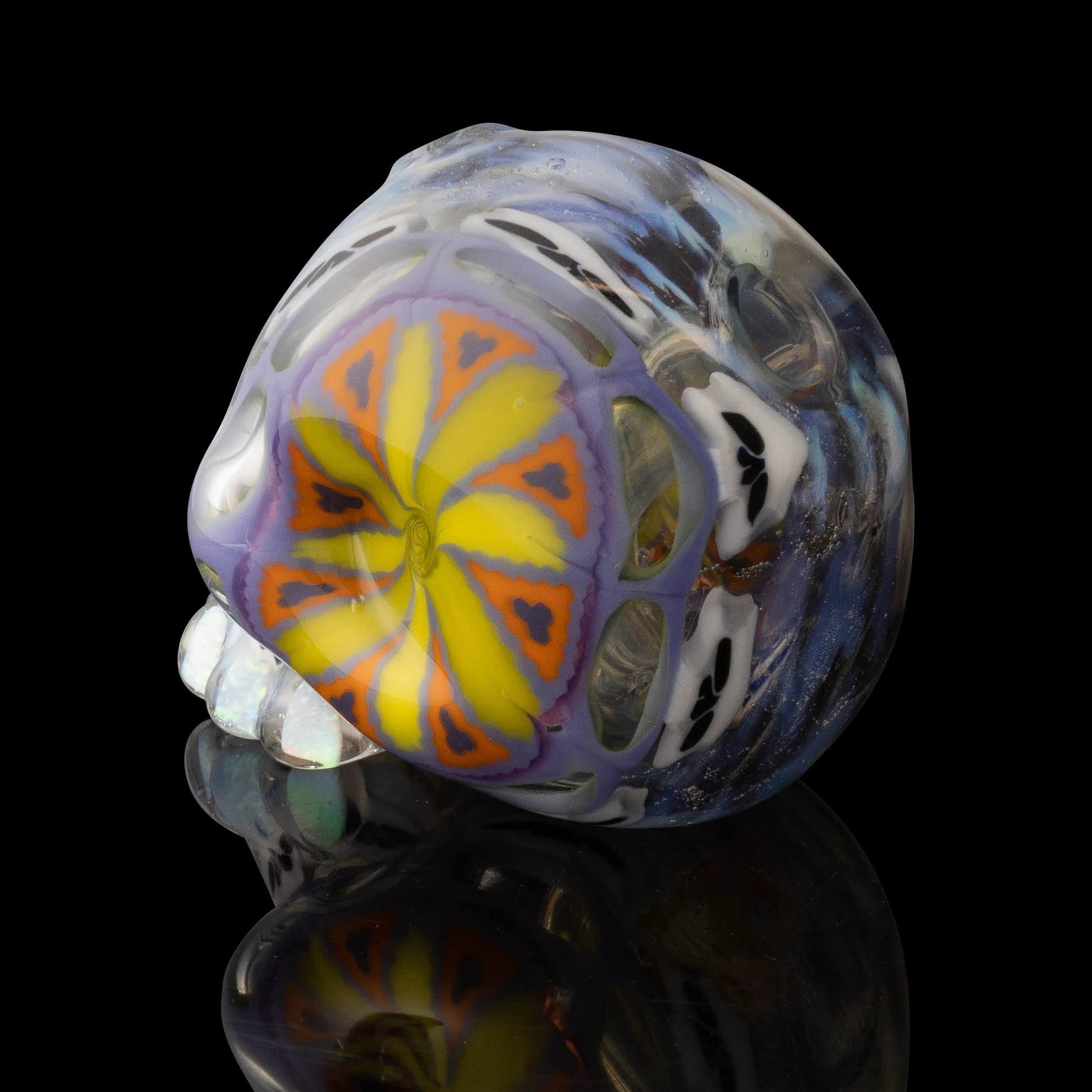 meticulously crafted art piece - Collab Small Skull By Carsten Carlile x Crunklestein (2023)