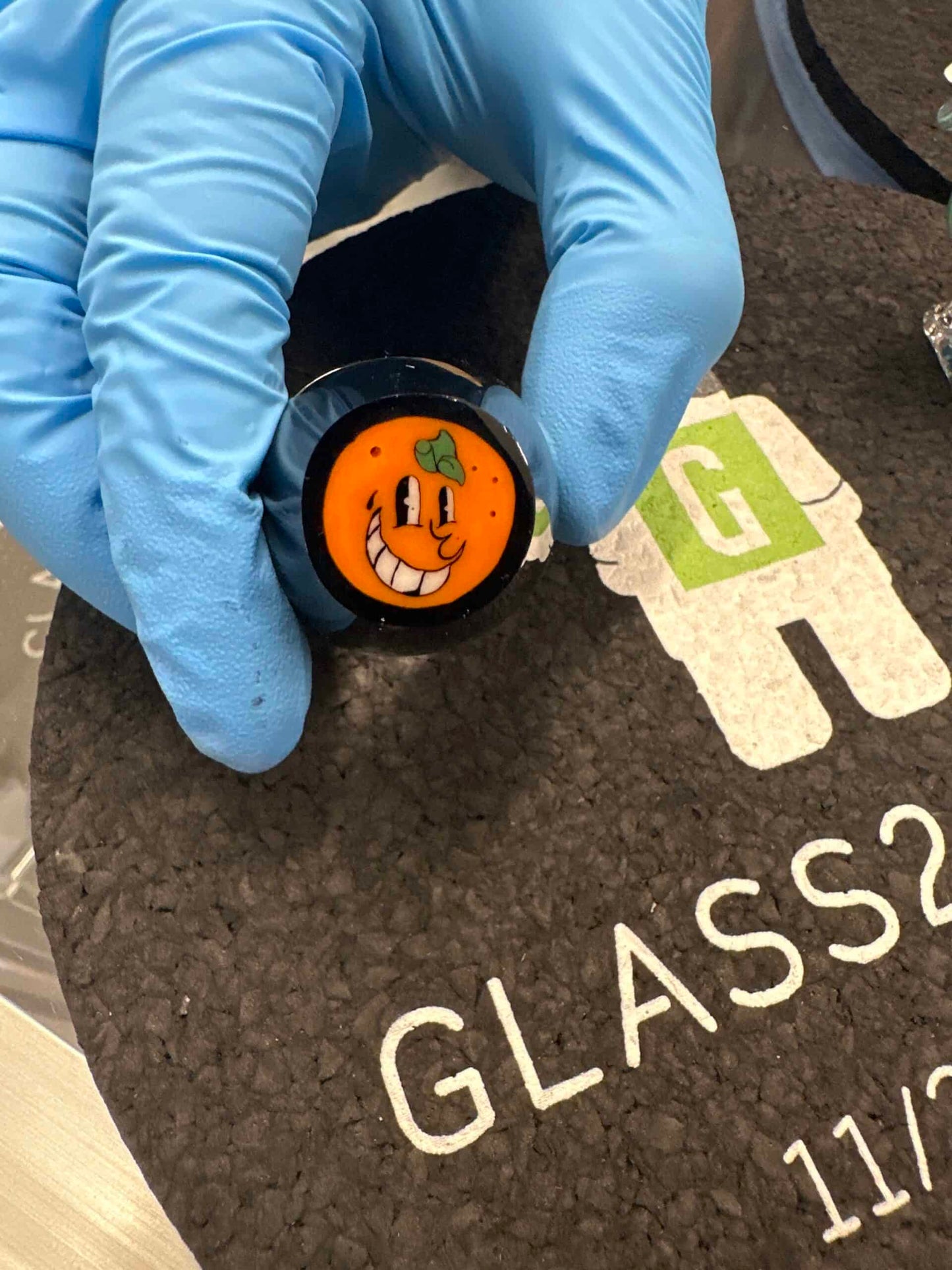 artisan-crafted art piece - Collab Large Millie Knuckles by GROE x Atomik (B) (Got The Juice 2022)