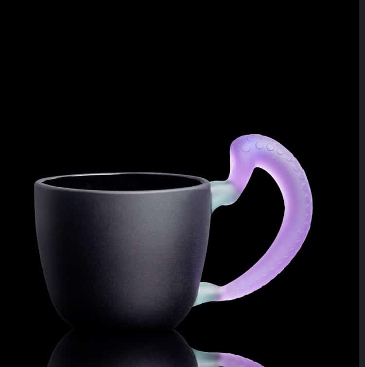 exquisite art piece - Black Teapot with Tonic Handle & Cup Set by Jesse Whipkey (2023 Release)