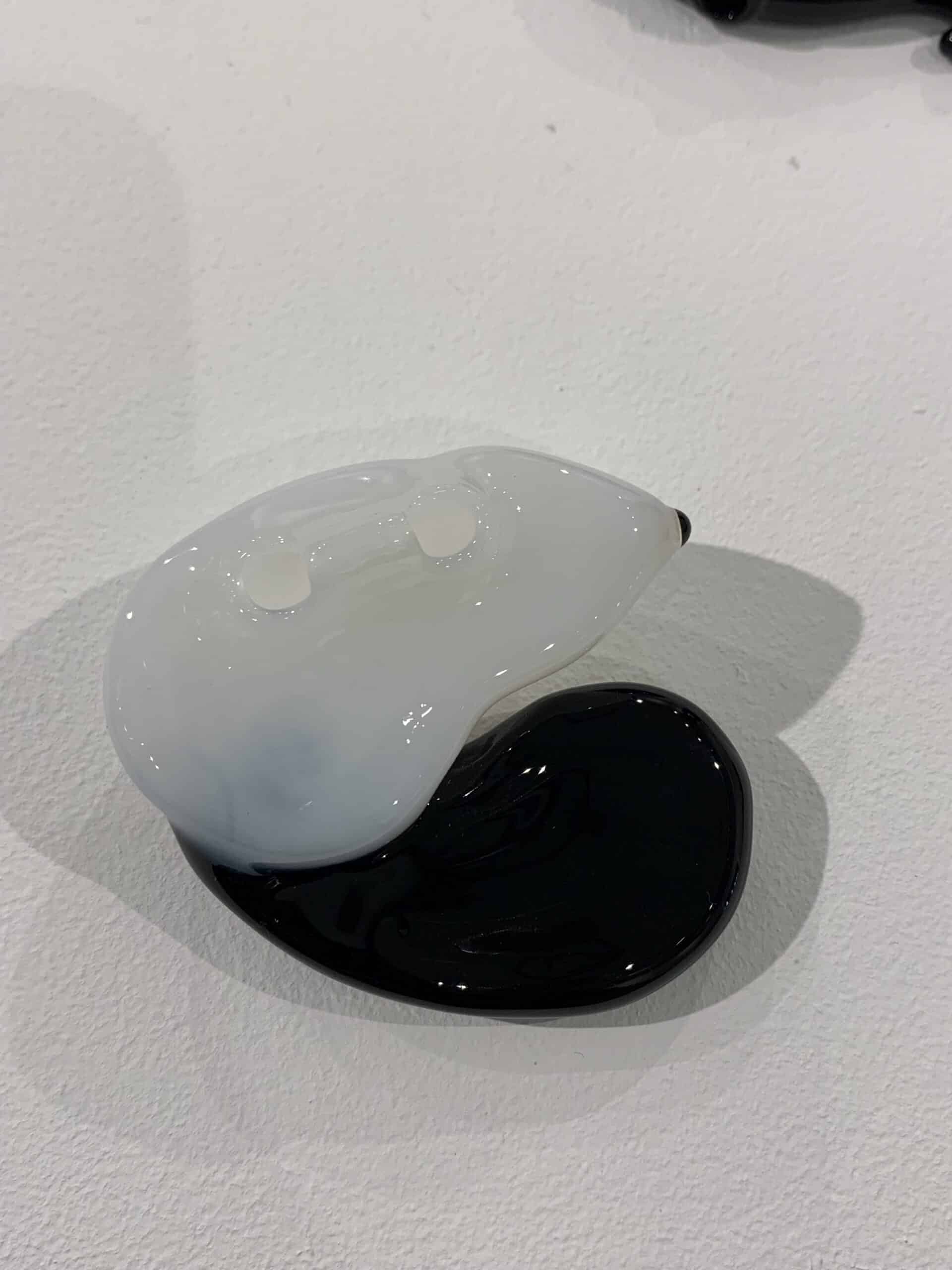 luxurious glass pendant - White Beaver Pendant by Preston Hanna (2022 Drop)