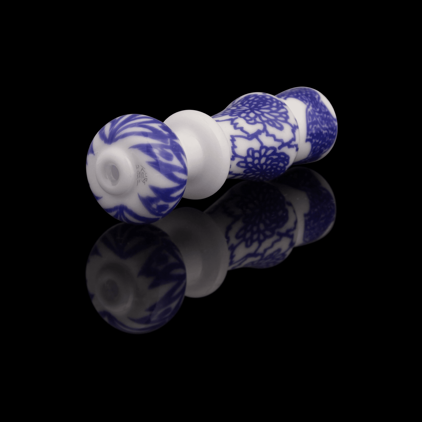 innovative art piece - Chinoserie Chillum (C) by Kurt B (Trinkets & Tokens 2022)
