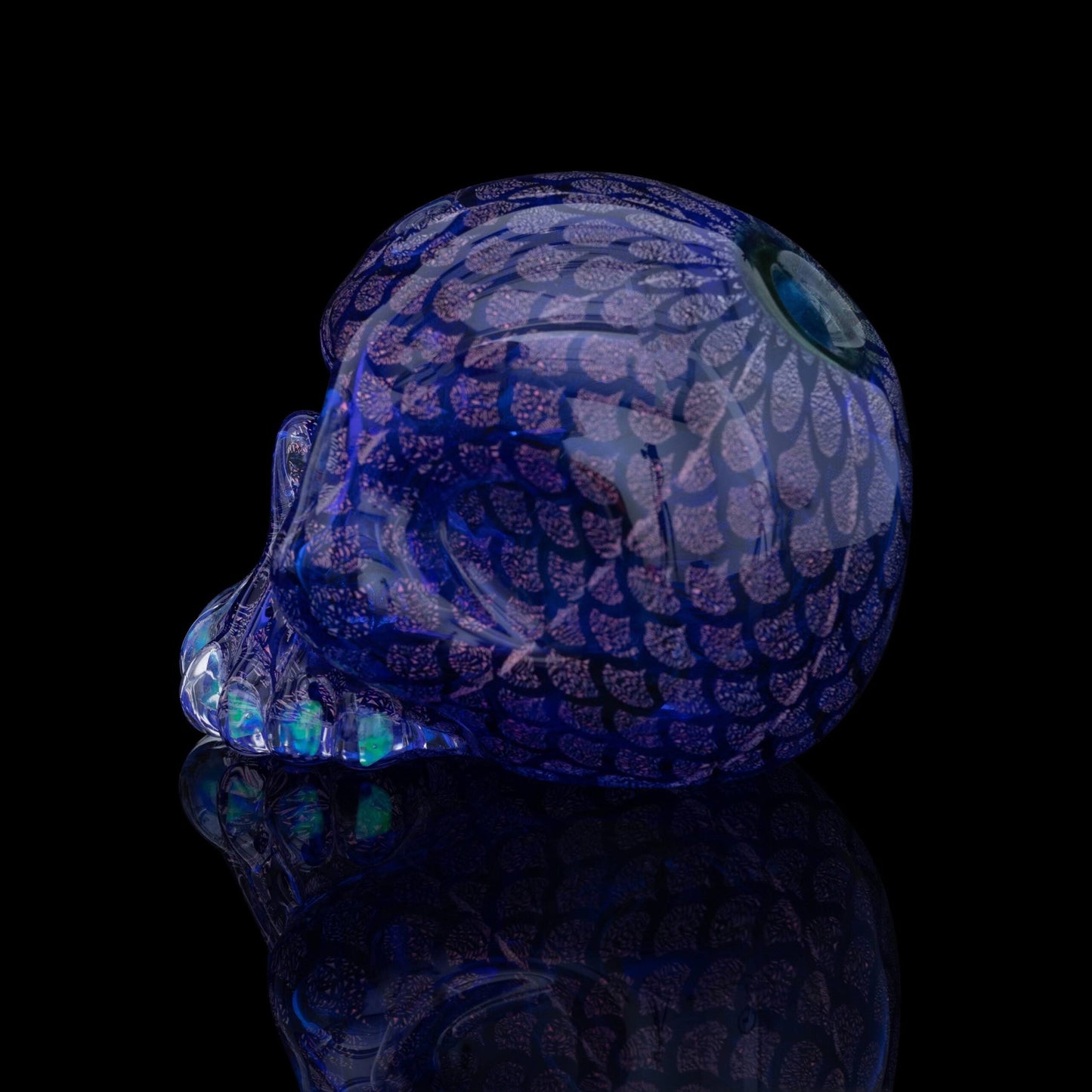 meticulously crafted art piece - Dichro Design Small Skull by Carsten Carlile (2023)