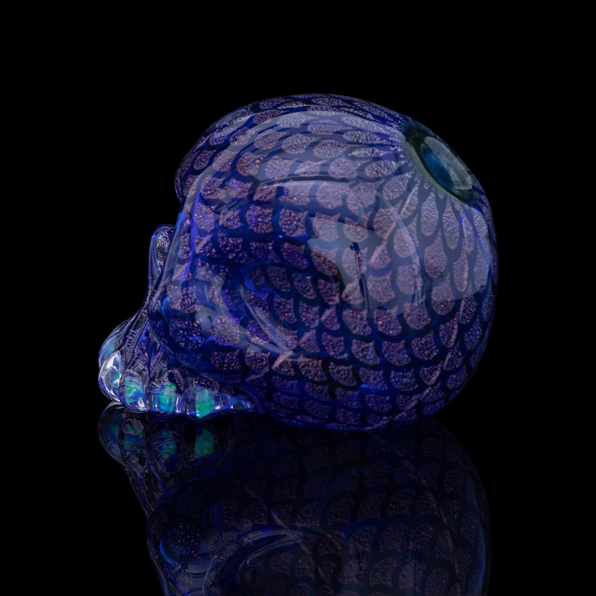 meticulously crafted art piece - Dichro Design Small Skull by Carsten Carlile (2023)