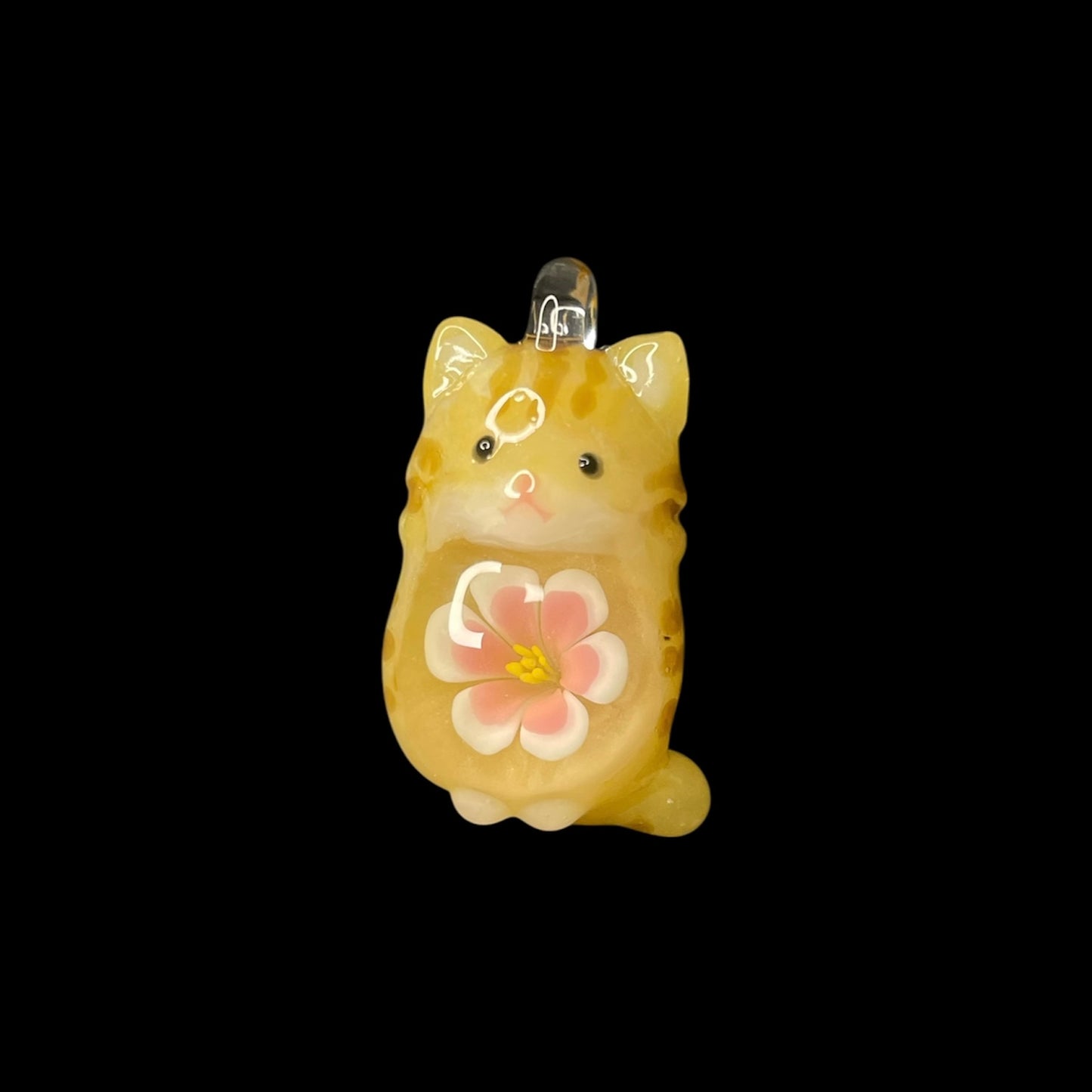 Flower Implosion Cat Pendant (B) by Azusa Glass (Hikari No Kakera 2025)