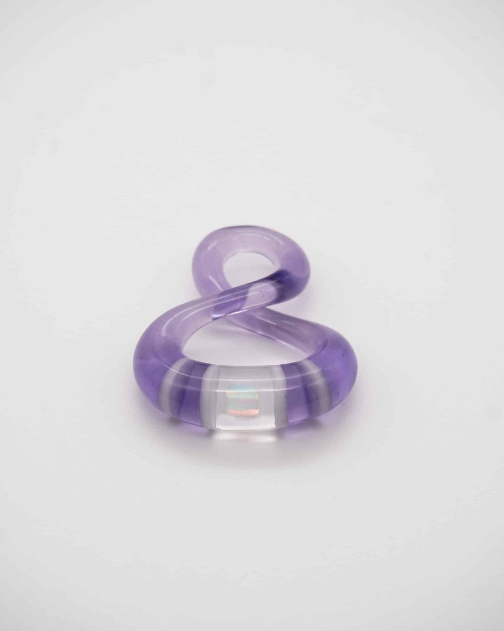 luxurious glass pendant - Purple Full Size Infinity Pendant by NateyLove