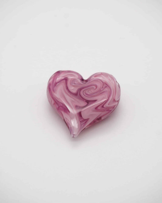 luxurious glass pendant - Pink Heart Pendant by NateyLove