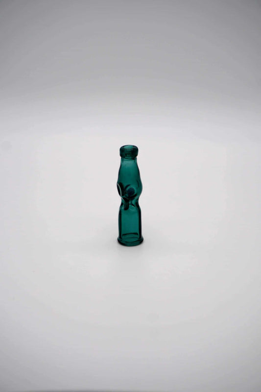 hand-blown art piece - Ramune 1E with Marble by Sakibomb