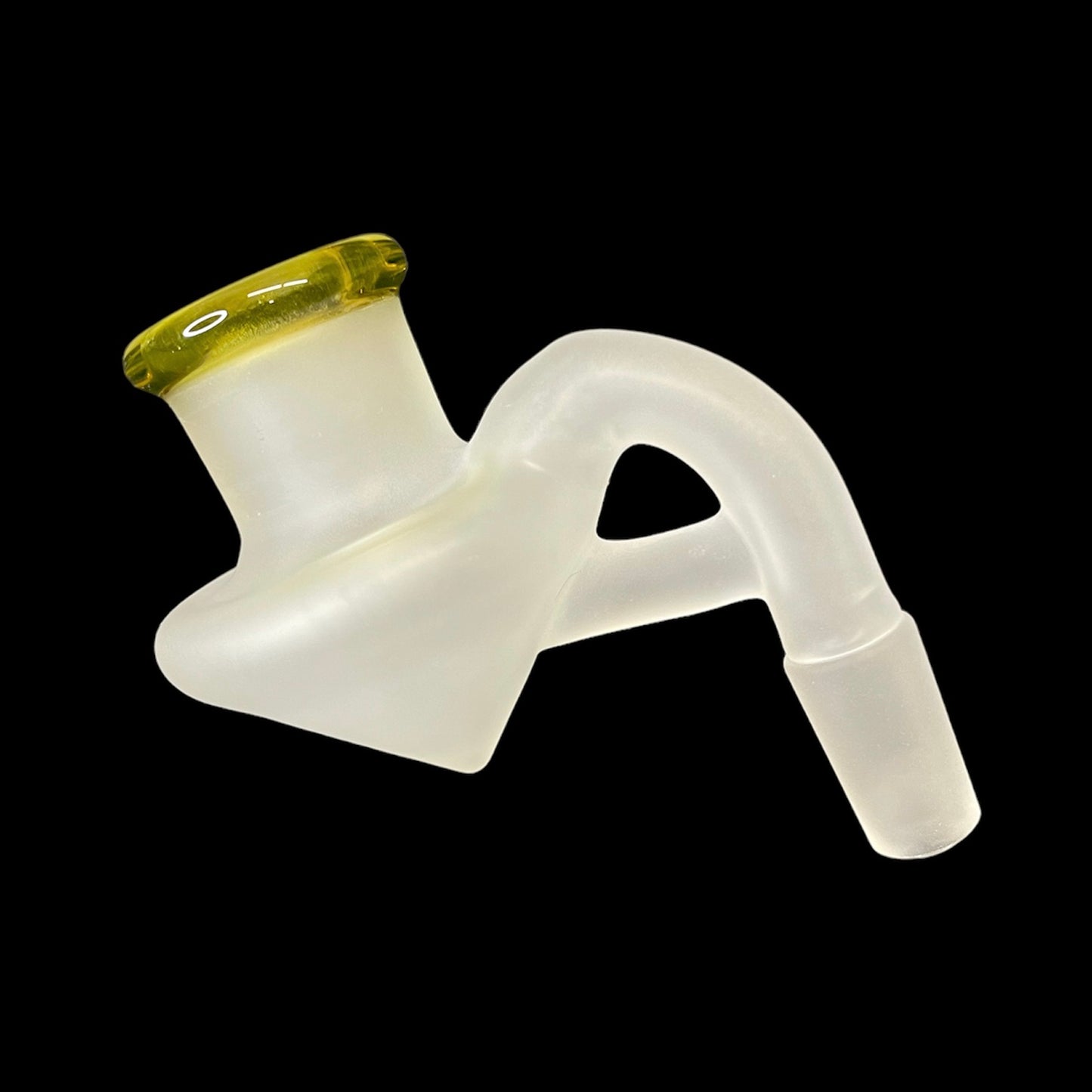 UV Citrine and Sandblasted Dry Catcher by Flex Glass