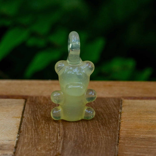 exquisite glass pendant - Pastel Serum CFL Heady Bear Pendant by Alexander the Great