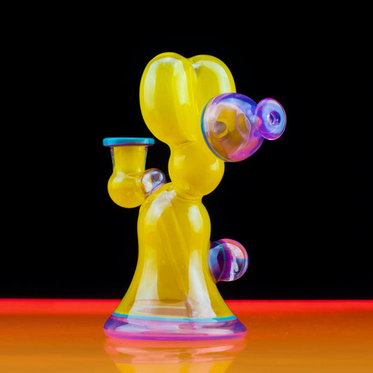 heady art piece - [Design 1] Deluxe Patterned Balloon Dog Head Banger Hanger Jammer (w/ Signed 1200 Pelican Case) by Blitzkriega