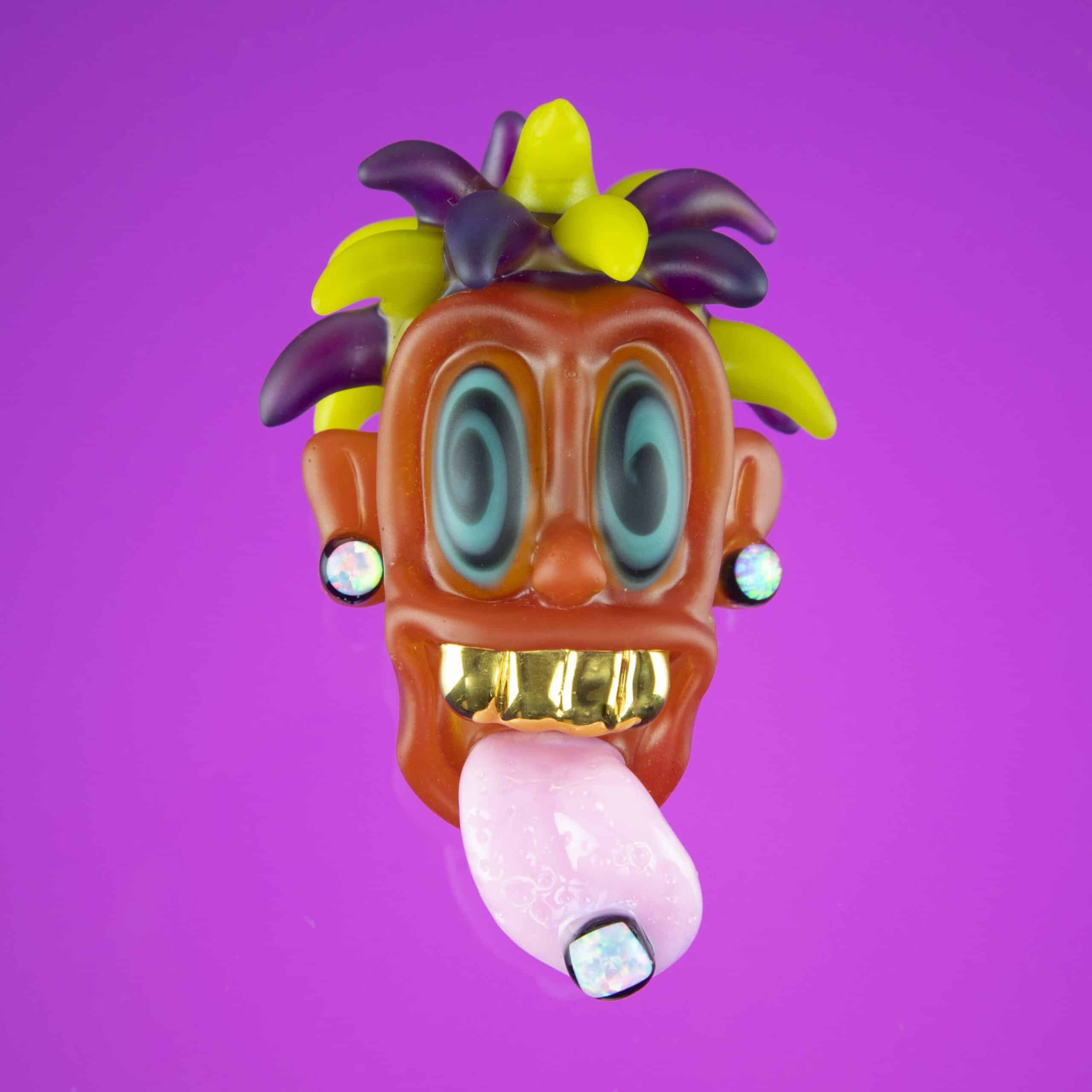 artisan-crafted design of the Large Mushroom Rig by Glasshole (2023)
