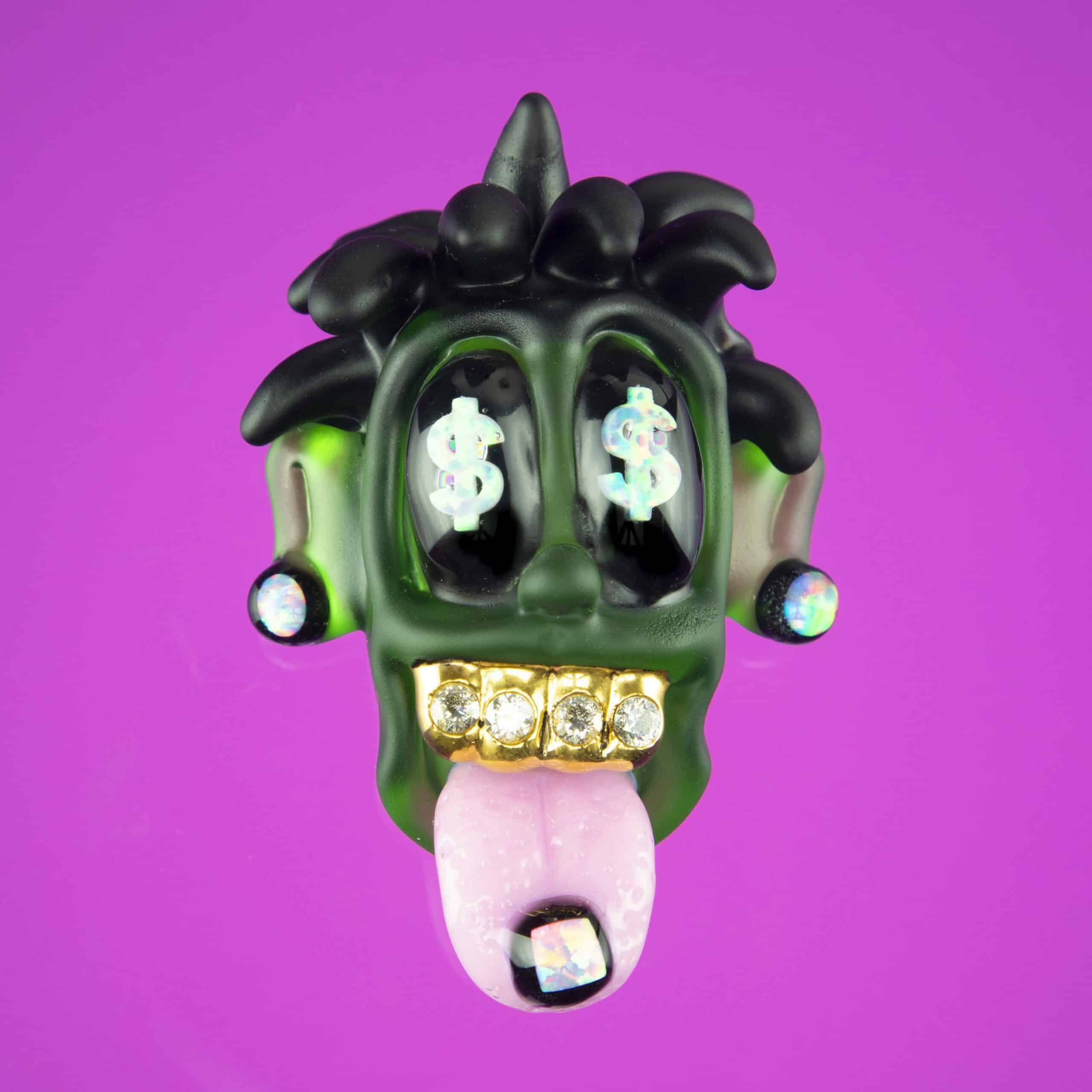 artisan-crafted design of the Large Mushroom Rig by Glasshole (2023)