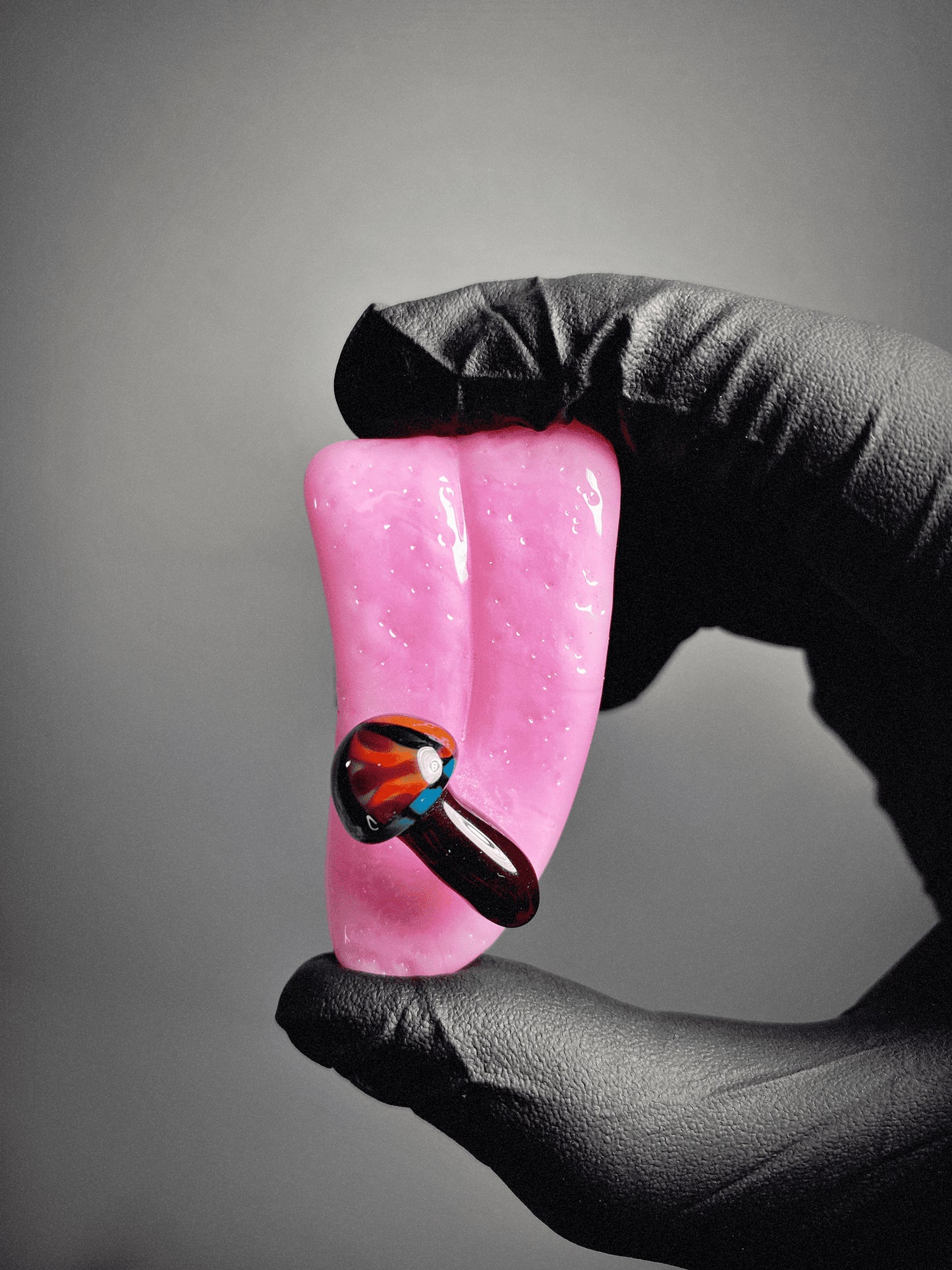 luxurious glass pendant - Coogi Mushroom Tongue Pendant by Ryder Glass x Trip A
