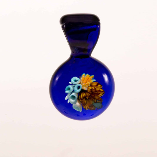 artisan-crafted glass pendant - Coral Reef Pendant (BLUE, FISH) #8 BY KIMMO