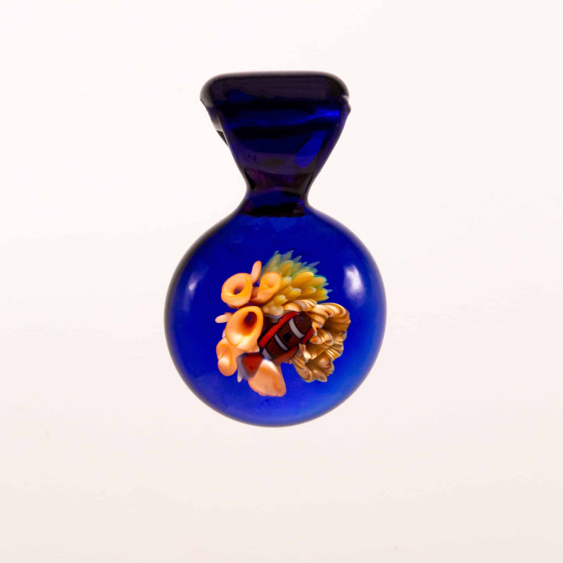 hand-blown glass pendant - Coral Reef Pendant (BLUE, CLOWNFISH) #1 BY KIMMO