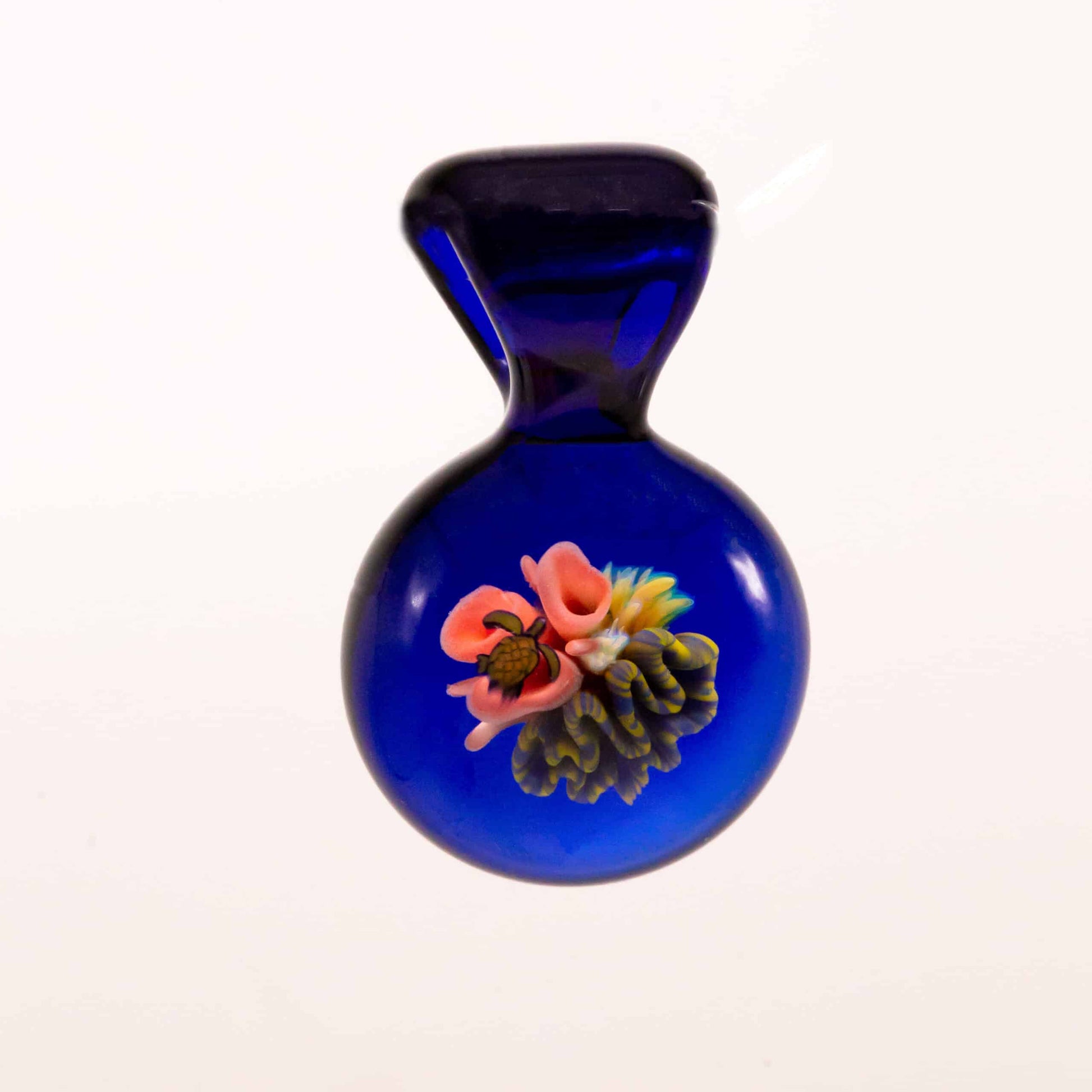 meticulously crafted glass pendant - Coral Reef Pendant (BLUE, SEA TURTLE) #4 BY KIMMO