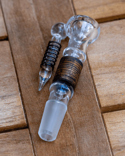 innovative art piece - Male 14mm BearClaw Glass Slide