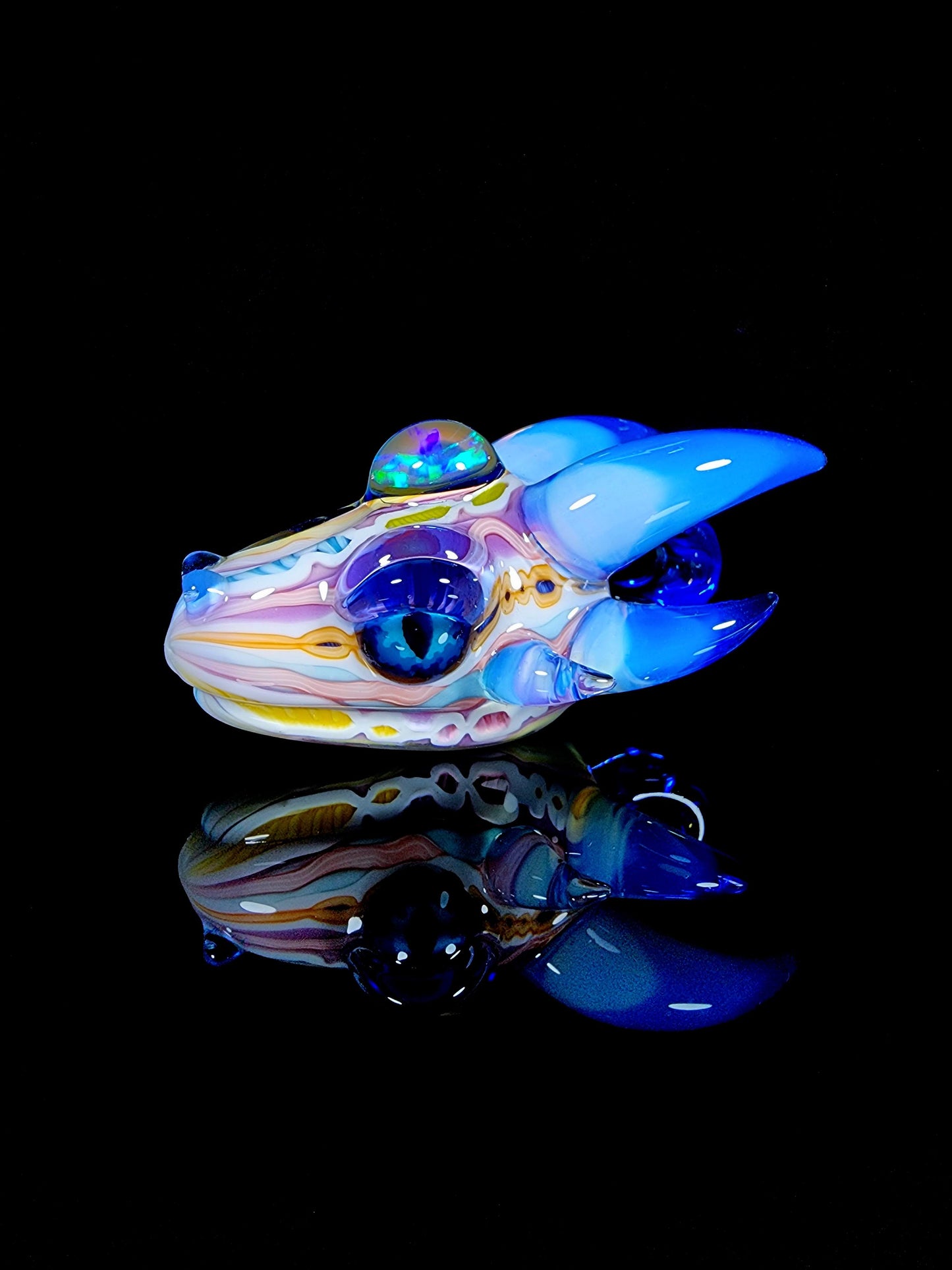 Pastel Dragon Pendant by Scoz Glass x Trip A (Coogi Zoo)