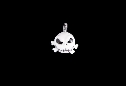 artisan-crafted glass pendant - Jack Skellington Pendant by Fish