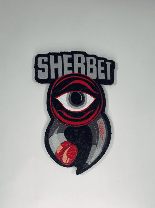 innovative art piece - Red Eye Moodmat by Sherbet Glass