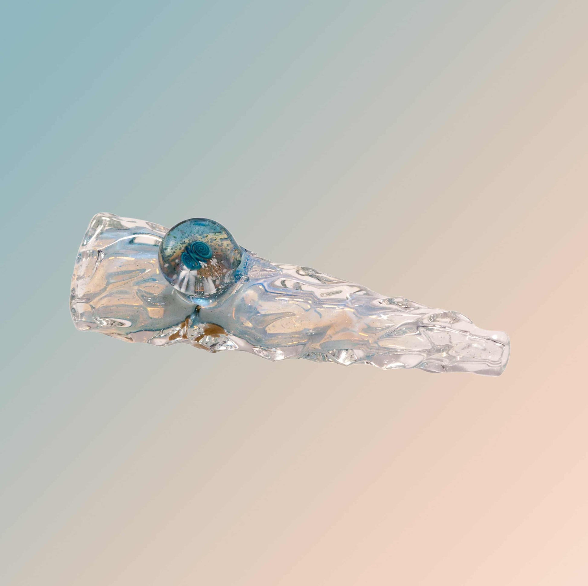 heady art piece - [CK1] Chillum in Ice Cave tech 1 by Chaka Glass