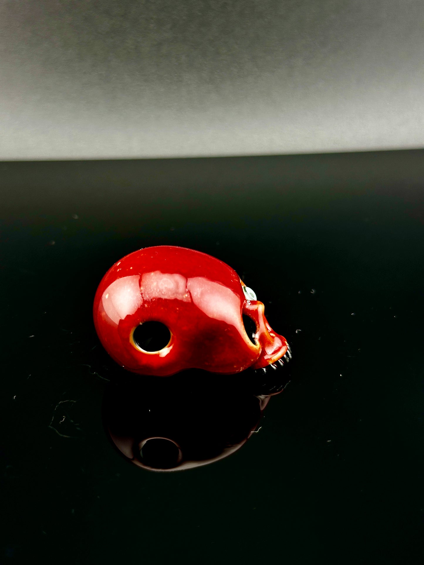 Aquarius skull pendant