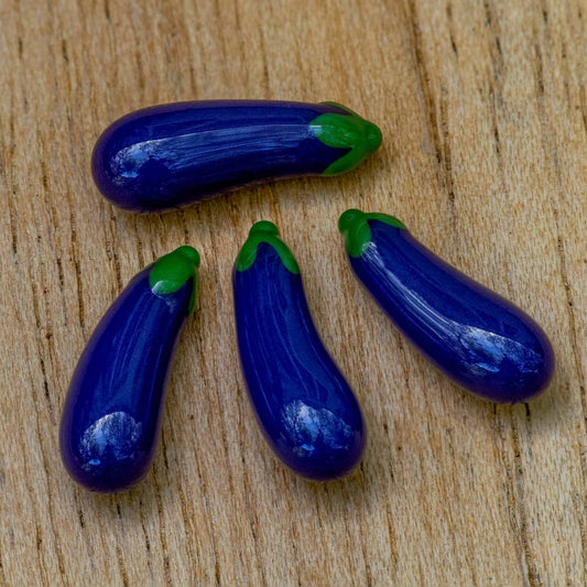 innovative art piece - Eggplant Terp Slurper Pill by Snoopy Glass