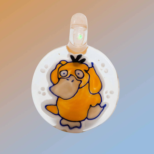 heady glass pendant - Psyduck Pendant by Avi Glass