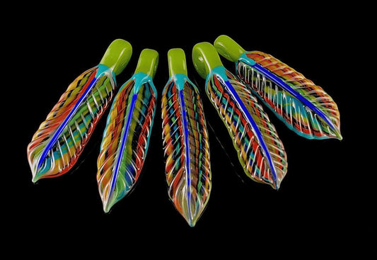 sophisticated glass pendant - Coogi Feather Pendant (D) by Trip A