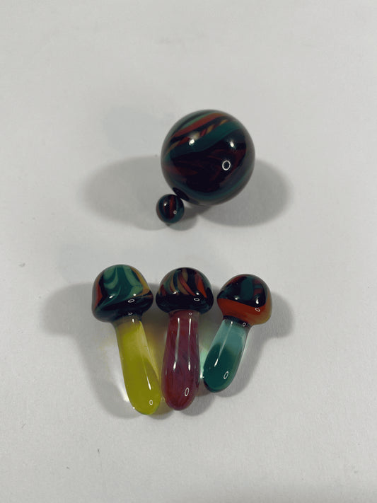 luxurious art piece - Lightweight Coogi Mushroom Slurper Set w/ 21mm Marble by Trip A