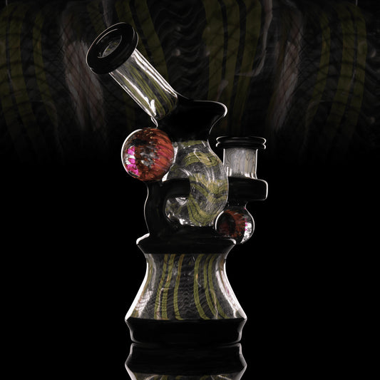 innovative design of the Wormhole Rig by JD Maplesden x Doomsday Glass