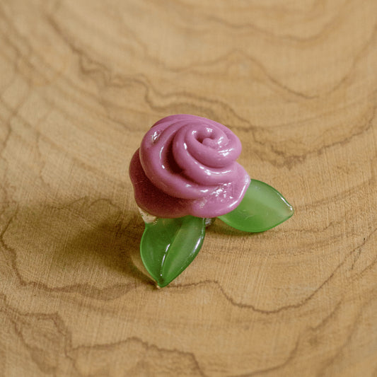 exquisite glass pendant - Purple Rose Pendant by Sakibomb (2021)