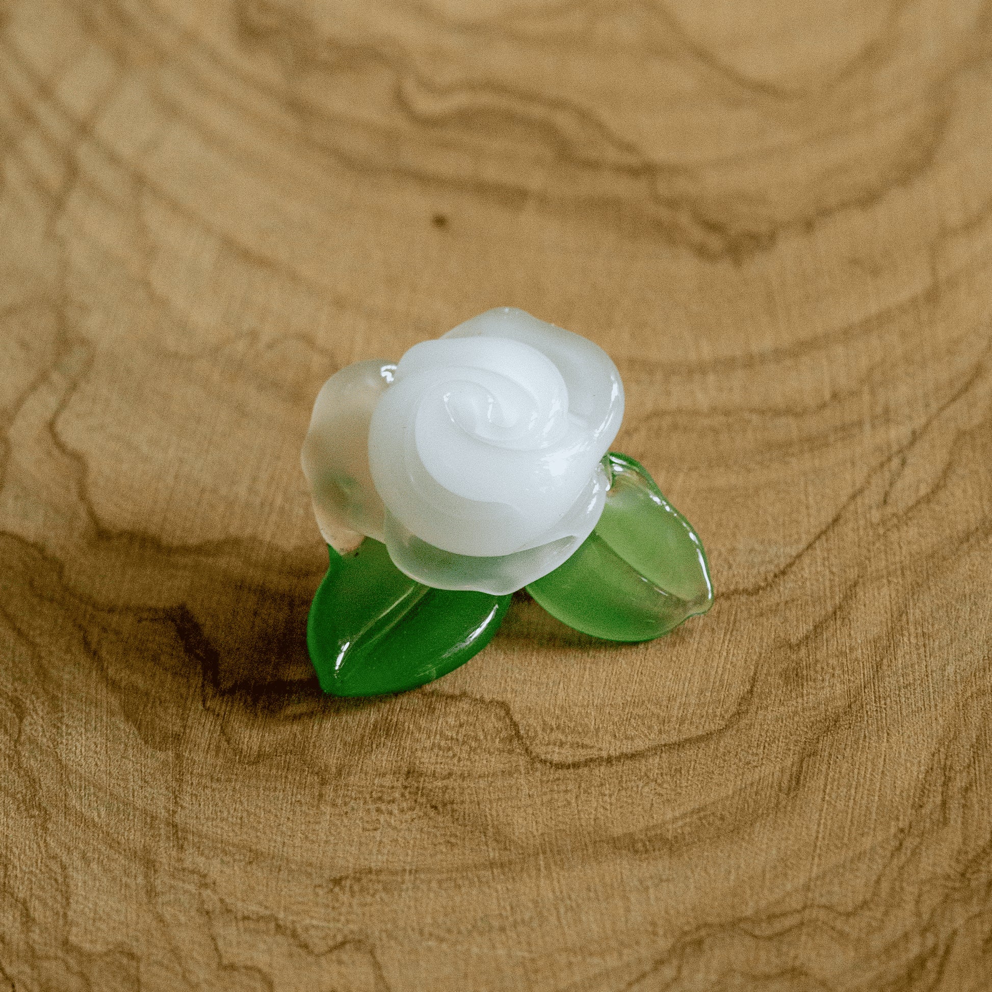 innovative glass pendant - White Rose Pendant by Sakibomb